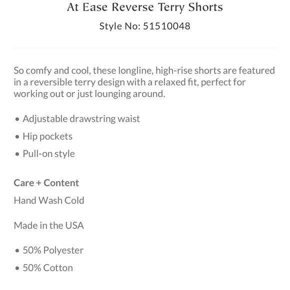 Free People At Ease Reverse Terry shorts white - Picture 2 of 7